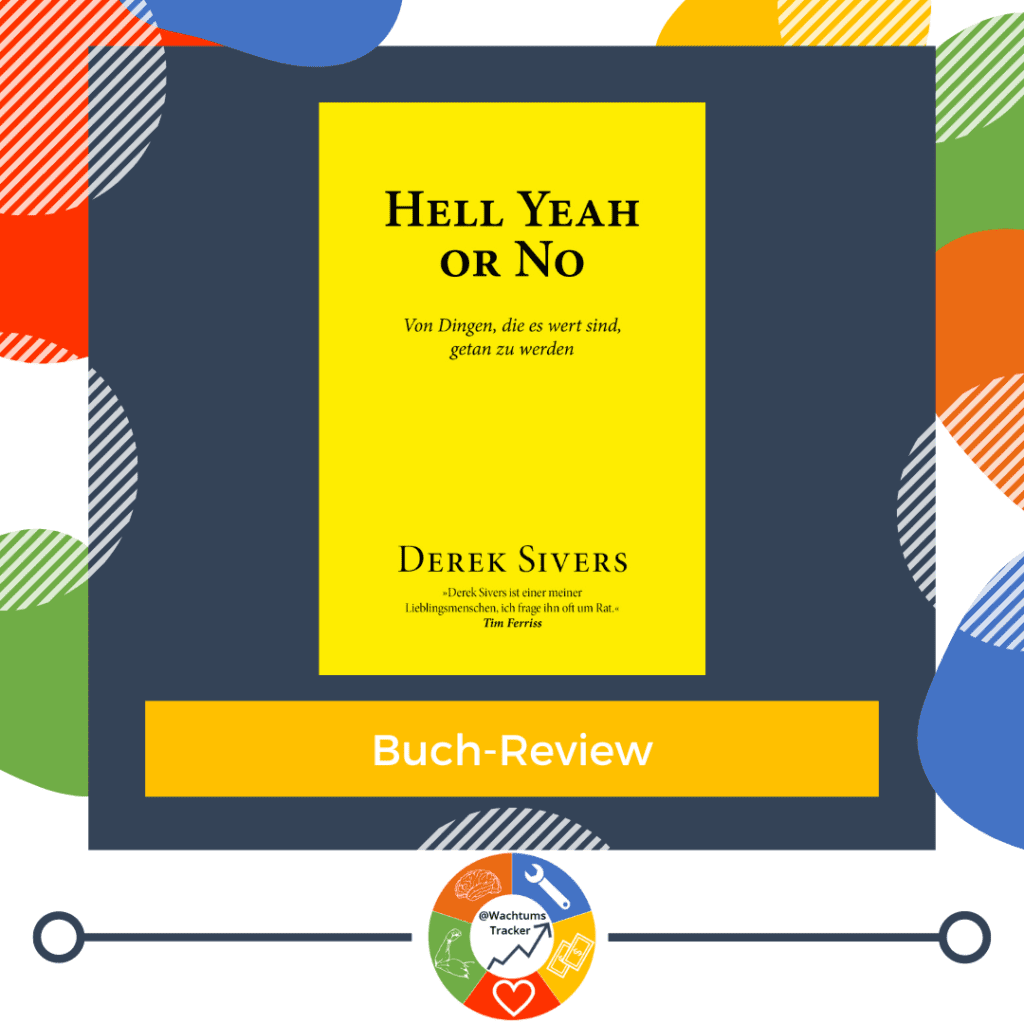 Buch-Review - Hell Yeah or No - Derek Sivers - Cover