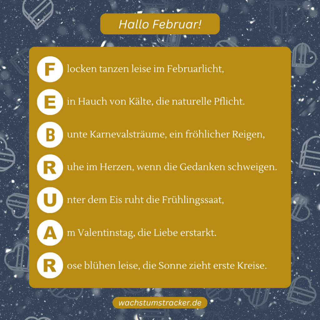40 Sprüche zum Februar und Gedichte zum Februar