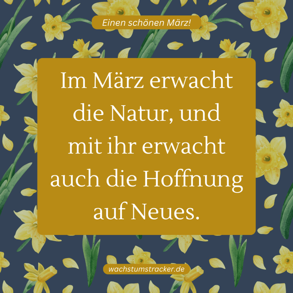 40 kurze Sprüche zum März und kurze Gedichte zum März