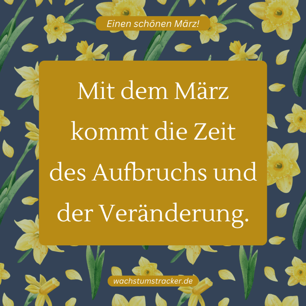 40 kurze Sprüche zum März und kurze Gedichte zum März